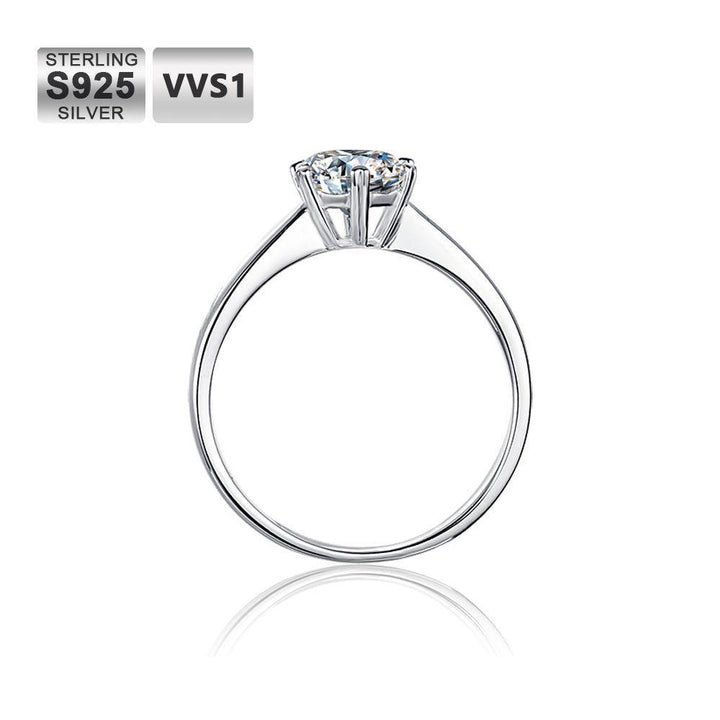 1.0 Carats VVS1 Moissanite Rings WK - Markus Dayan
