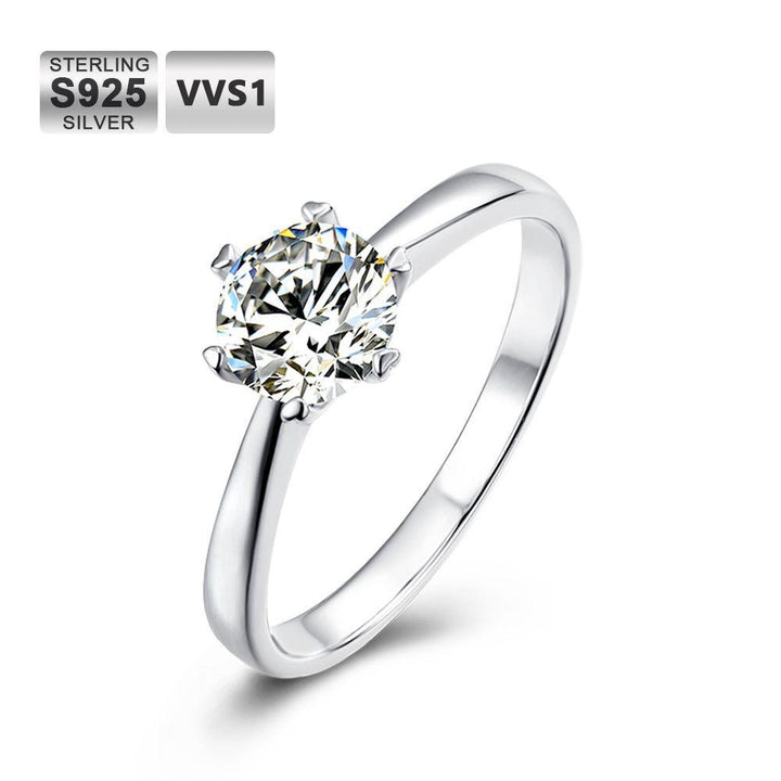 1.0 Carats VVS1 Moissanite Rings WK - Markus Dayan