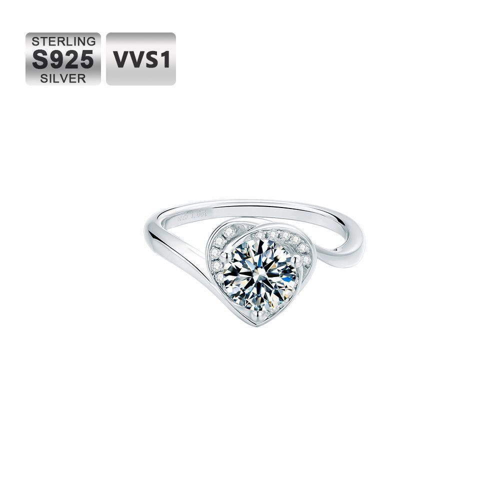 1.0 Carats VVS1 Moissanite Rings WS - Markus Dayan