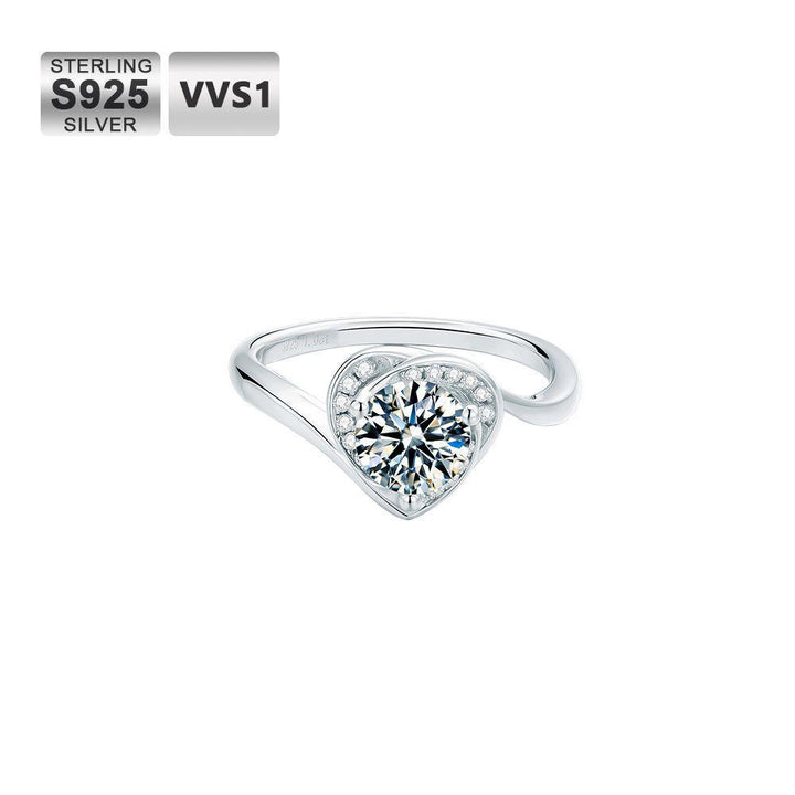 1.0 Carats VVS1 Moissanite Rings WS - Markus Dayan