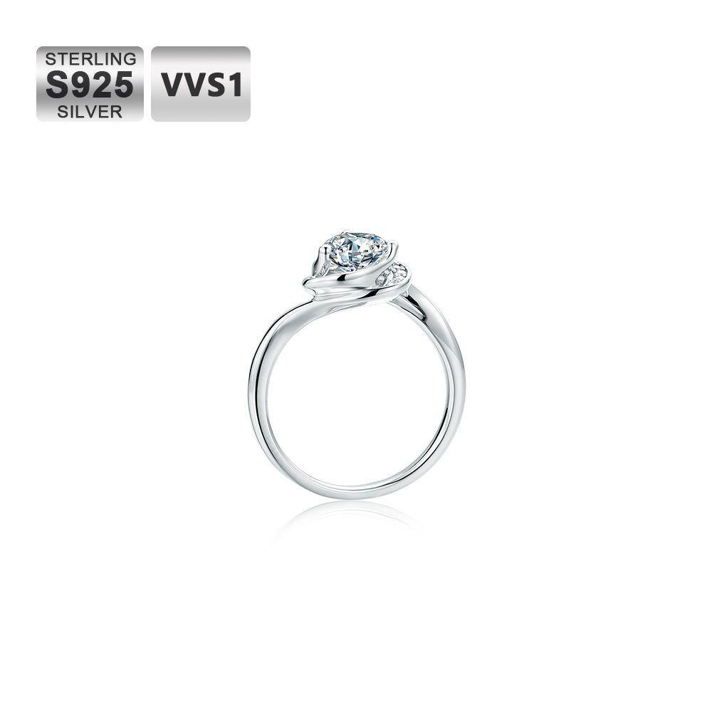 1.0 Carats VVS1 Moissanite Rings WS - Markus Dayan