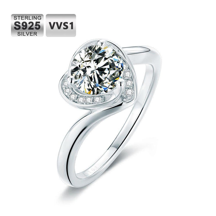 1.0 Carats VVS1 Moissanite Rings WS - Markus Dayan