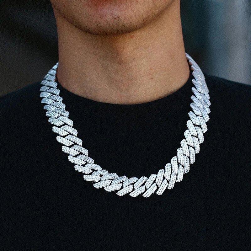 19mm Diamond Iced Prong Cuban Chain – Markus Dayan