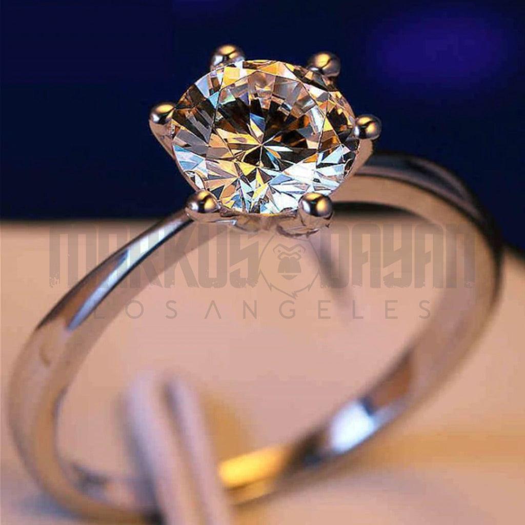 S925 Sterling Silver Diamond CZ Ring - Markus Dayan