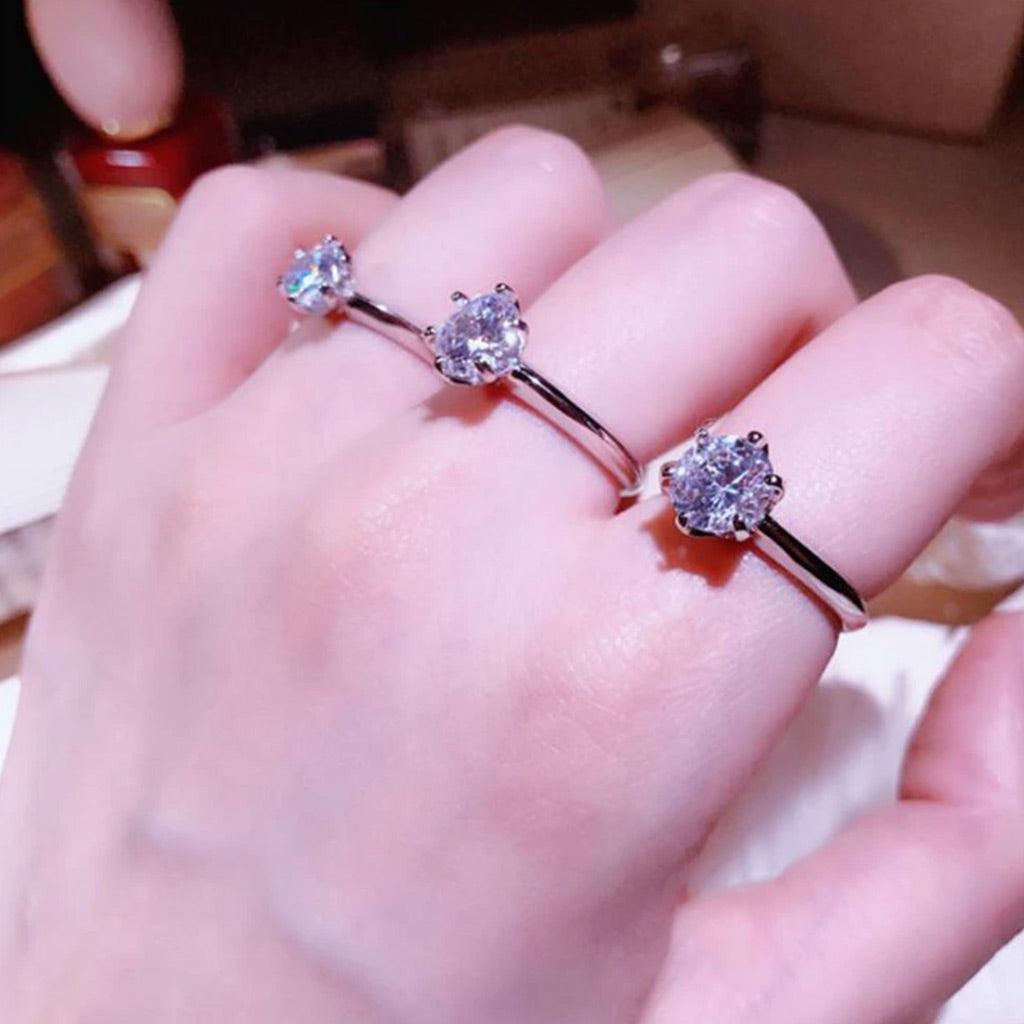 S925 Sterling Silver Diamond CZ Ring - Markus Dayan