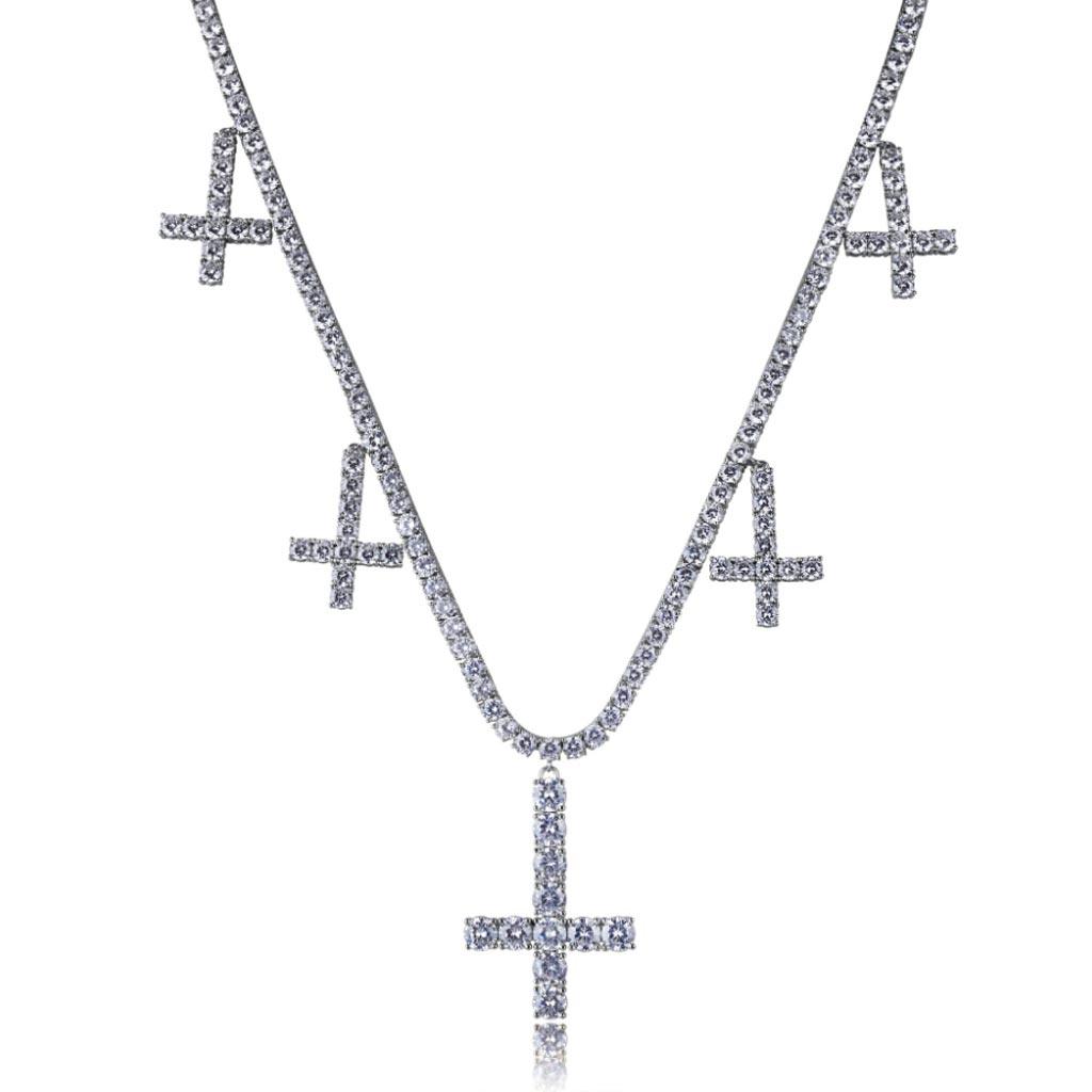 Tennis Chain Upside Down Crossess – Markus Dayan