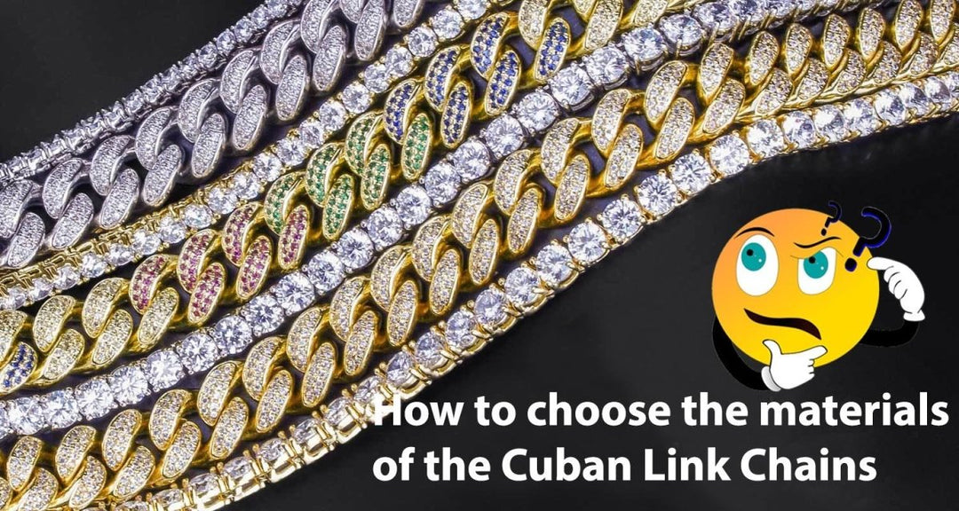 Different materials that you cand find in Cuban Link Chains - Markus Dayan