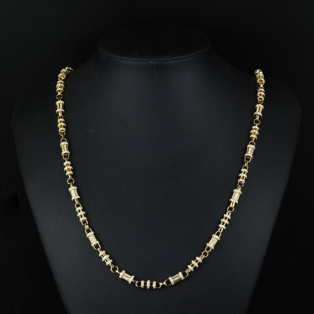 10mm 925 Sterling Silver Moissanite Garden Chain Necklace - Markus Dayan