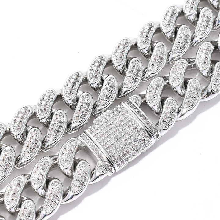 12MM Diamond Cuban Link Chain 18K Gold - Markus Dayan