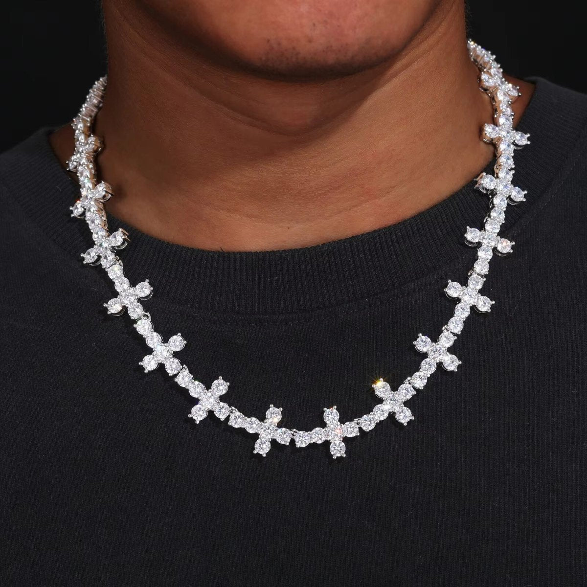 ☆TATIANA☆ Silver 925 moissanite 1 carat necklaceDN0002 1 Carat Moissanite 925 Sterling Silver Necklace – Casanova Gems