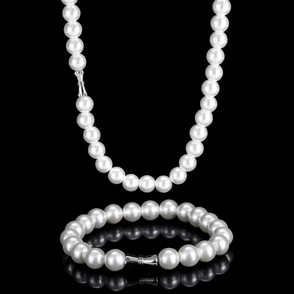 6mm/12mm Freshwater Pearl Beaded Necklace - Markus Dayan