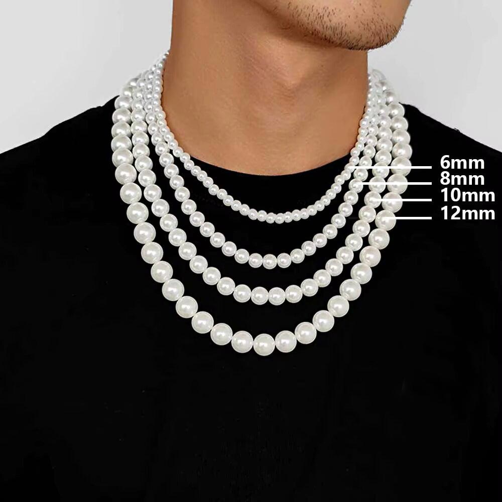 6mm/12mm Freshwater Pearl Beaded Necklace - Markus Dayan