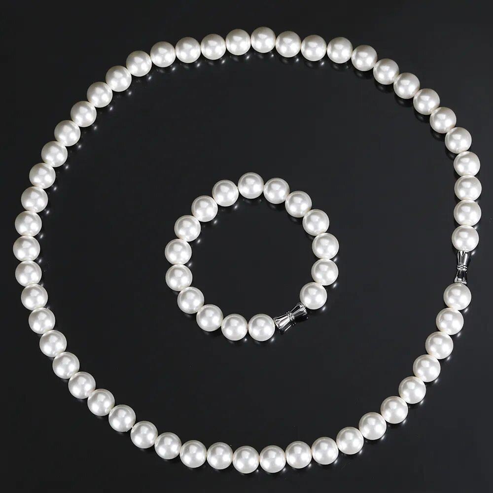 6mm/12mm Freshwater Pearl Beaded Necklace - Markus Dayan