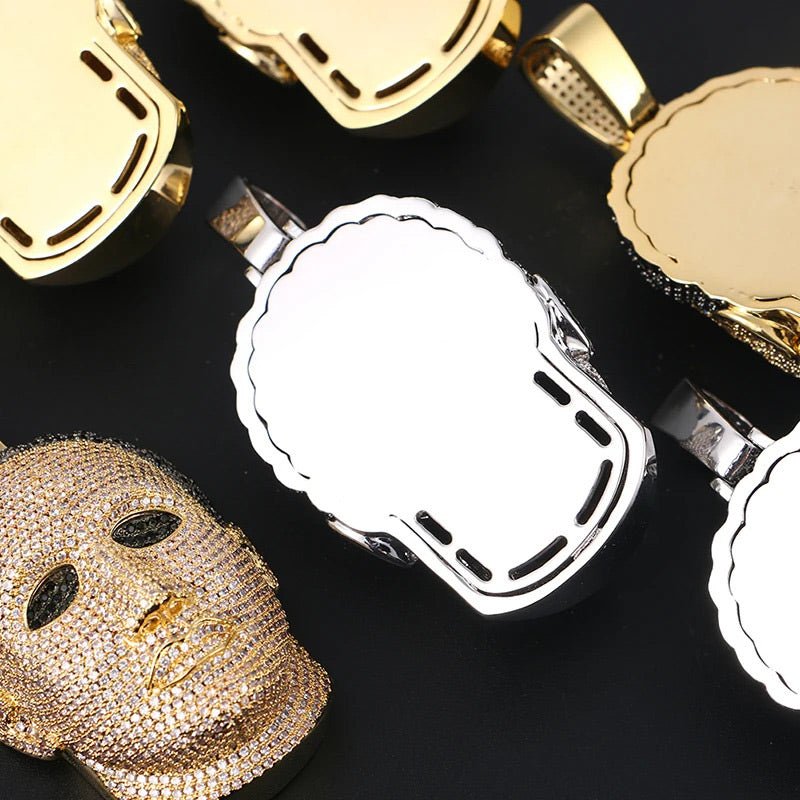 Iced Michael Myers Custom Halloween Mask Pendant - Markus Dayan