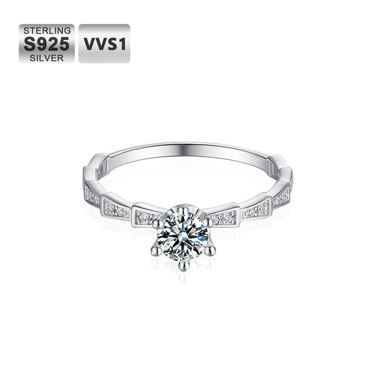 1.0 Carats VVS1 Moissanite Rings WV - Markus Dayan