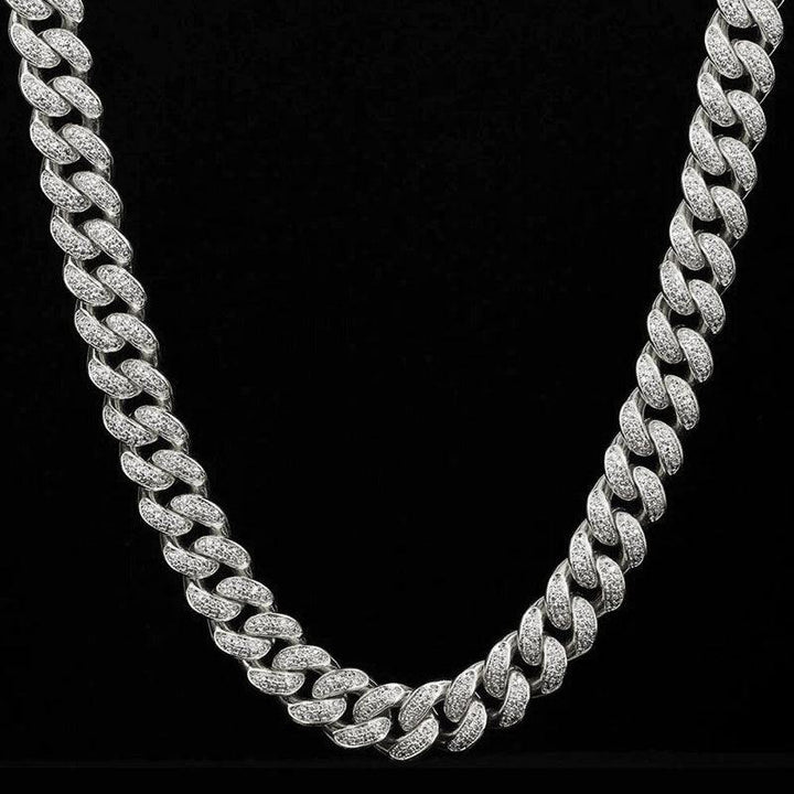 12MM Diamond Cuban Link Chain 14K Gold - Markus Dayan