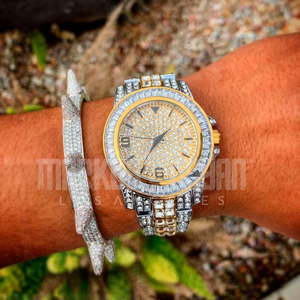 18K Gold Finish S925 Silver Watch Luxury Quartz - Markus Dayan