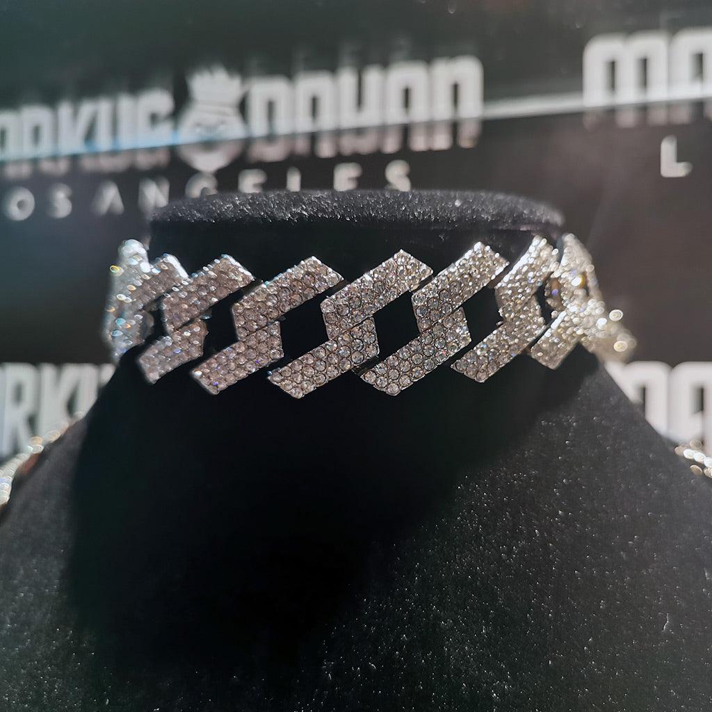 18mm Iced Prong Bundle Chain&Bracelet - Markus Dayan