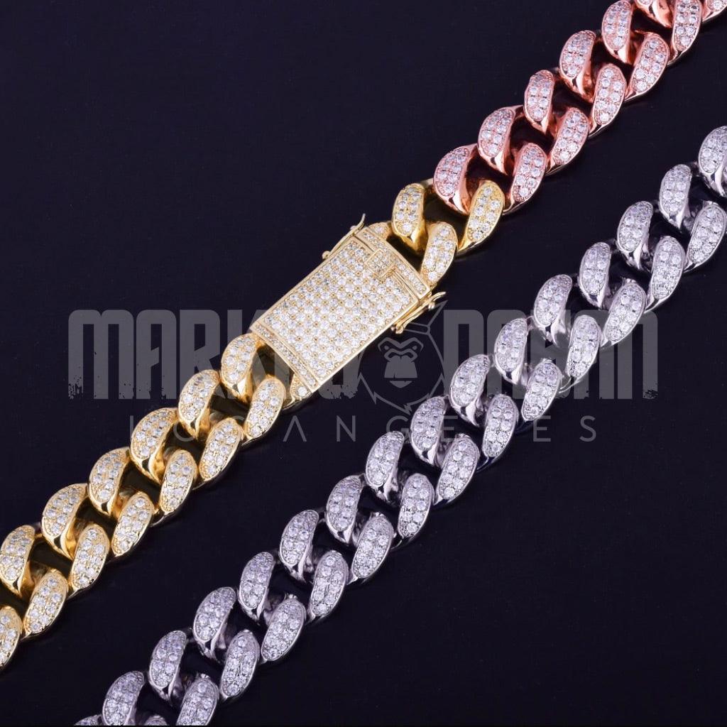 18mm Mixed Color Cuban Choker Bundle Chain&Bracelet - Markus Dayan