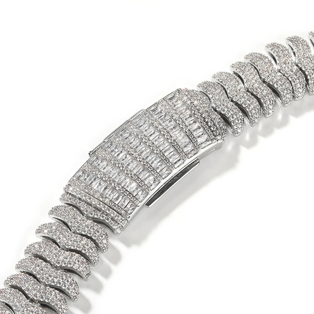 20mm Diamond Centipede Iced Cuban Chain - Markus Dayan