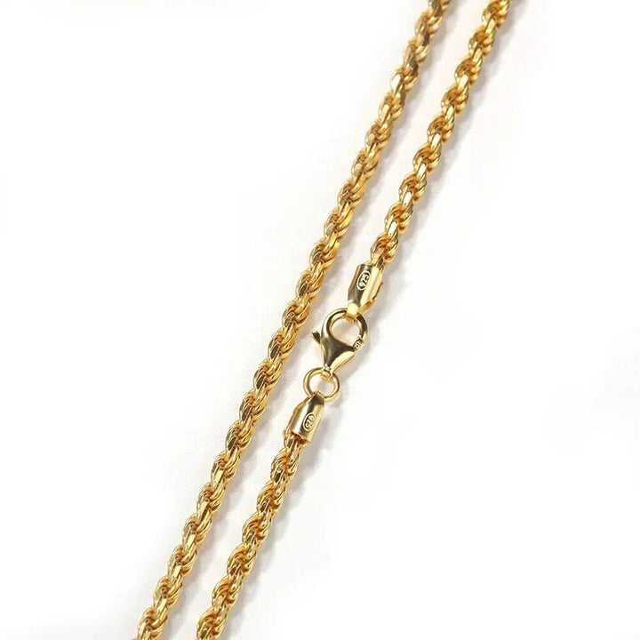 3mm S925 Sterling Silver Rope Chain - Markus Dayan
