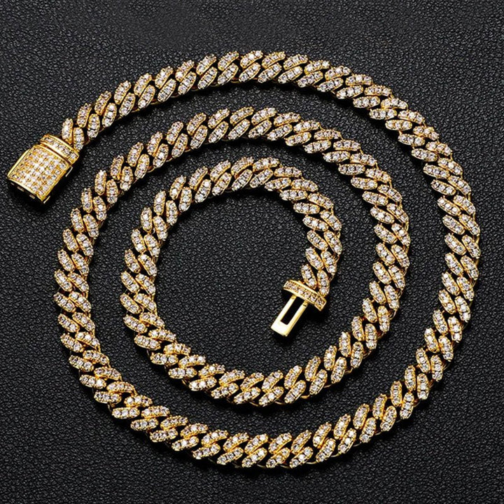 6mm VVS Moissanite Cuban Link Chain Necklace 925 Sterling Silver - Markus Dayan