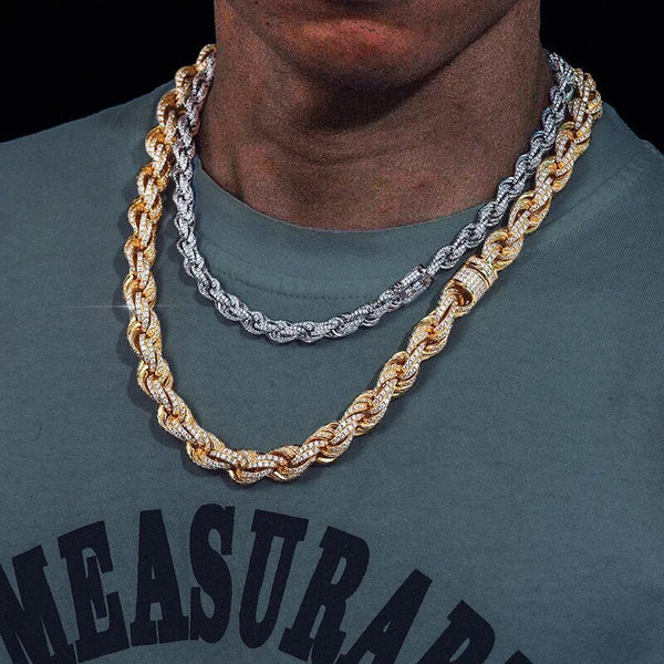 日本未入荷☆KING ICE☆8MM ROPE CHAIN 8mm Rope Chain | Hip Hop Jewelry | King Ice
