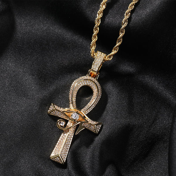 Ankh Cross Eye Of Horus Egyptian Amulet Pendant – Markus Dayan