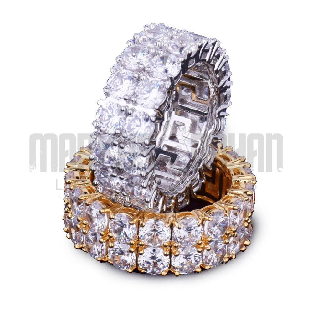 Double Row Iced Diamond Ring - Markus Dayan