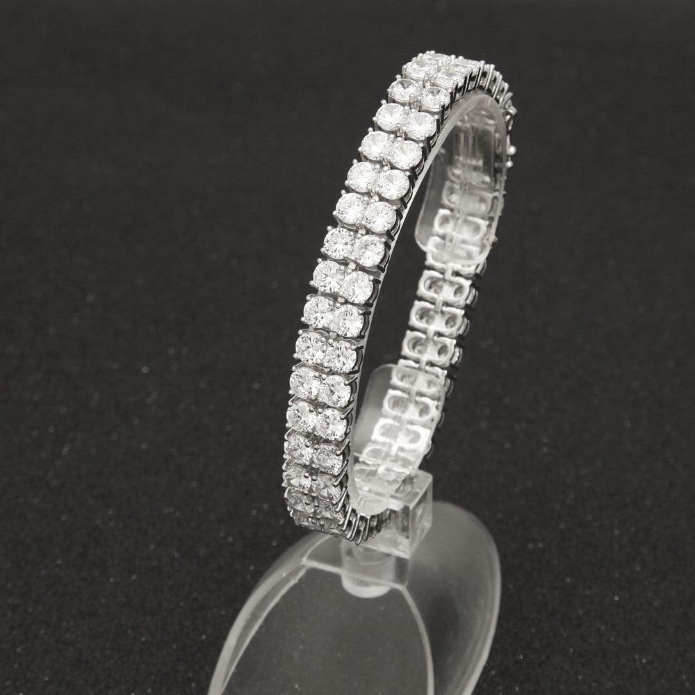 Double Stacked Diamond Tennis Bracelet - Markus Dayan