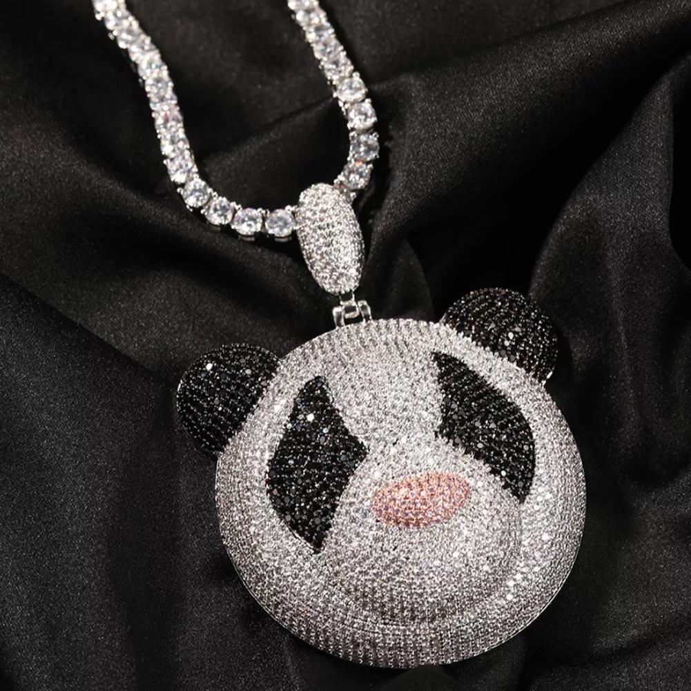 Iced 3D Panda Pendant Custom Necklace - Markus Dayan