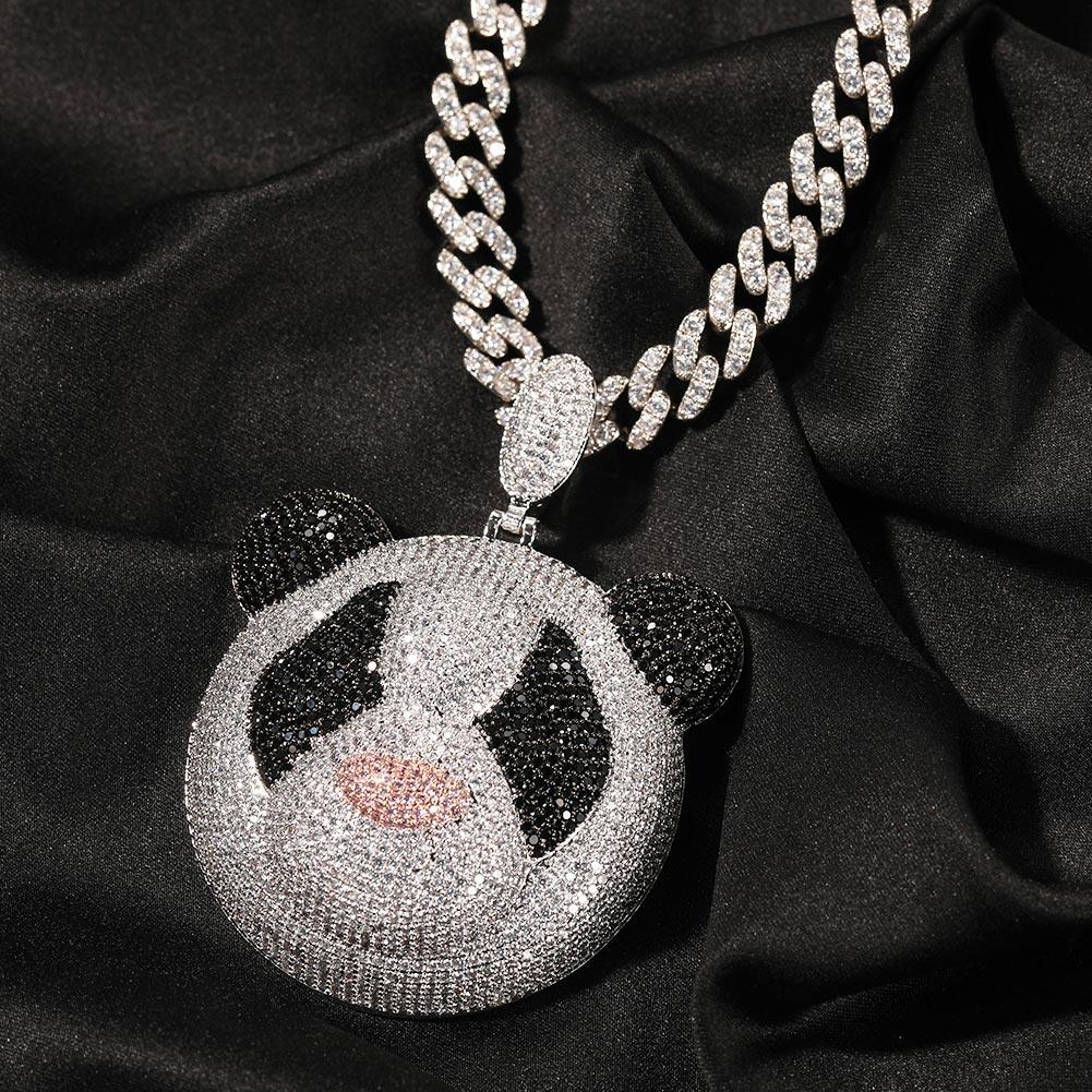 Iced 3D Panda Pendant Custom Necklace - Markus Dayan