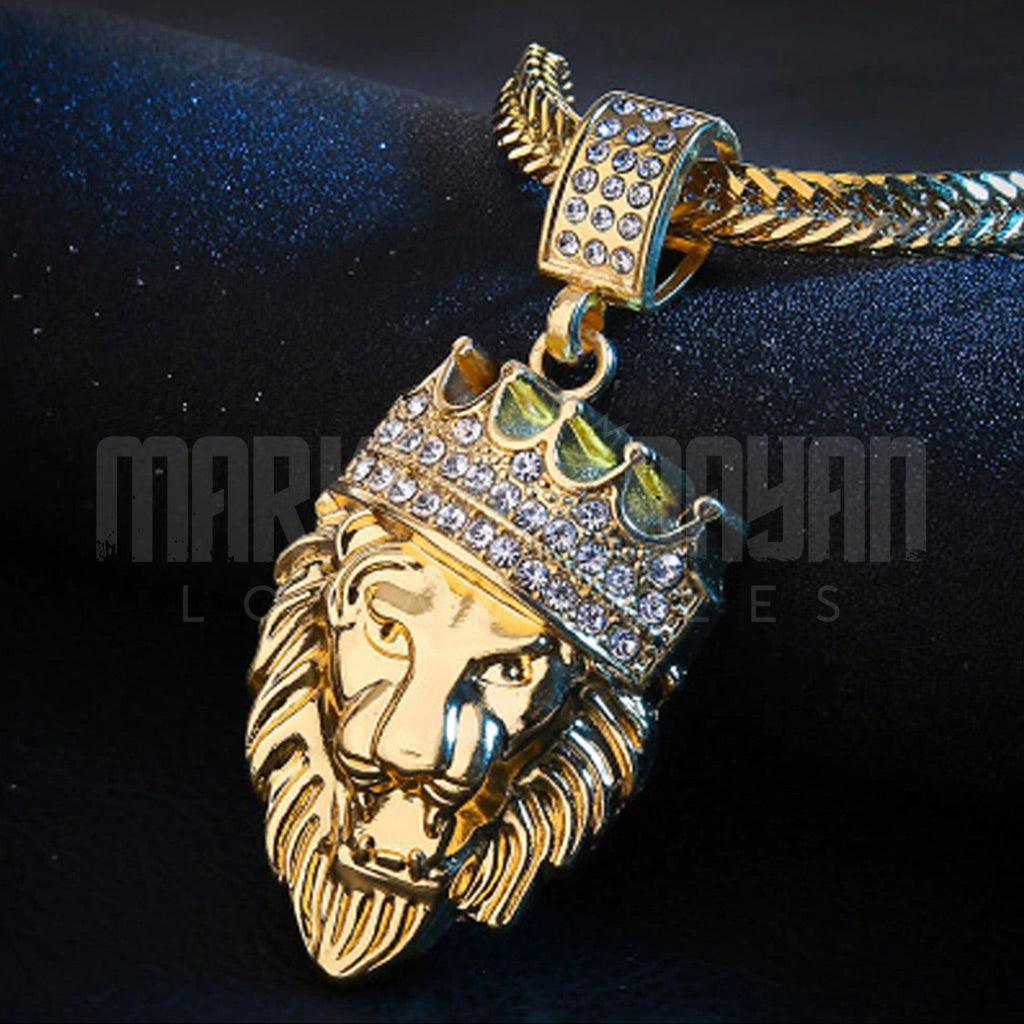 14k Gold Plated Lion Pendant store