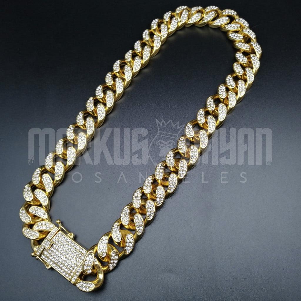 Iced Cuban Gold Bundle 20mm Chain&Bracelet - Markus Dayan
