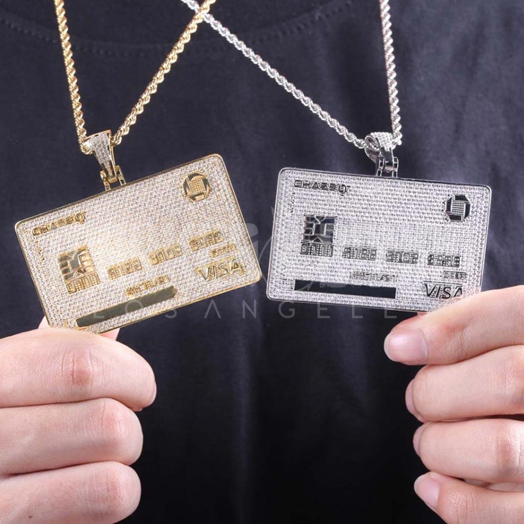 Iced Custom Name Card 14k Gold Plated - Markus Dayan