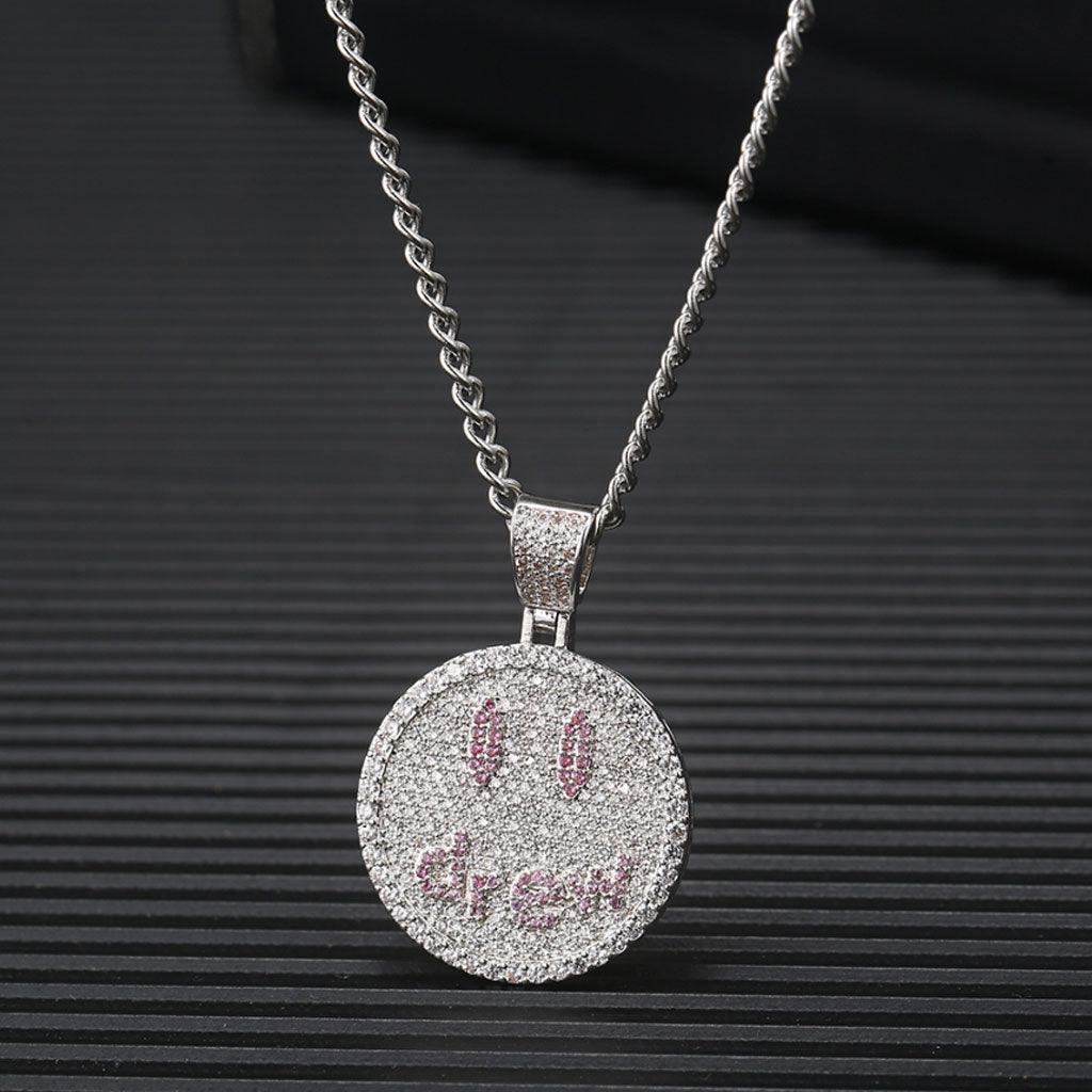 Drew house ネックレス 18K Gold Finish S925 Iced Out Drew Pendant Necklace – Markus
