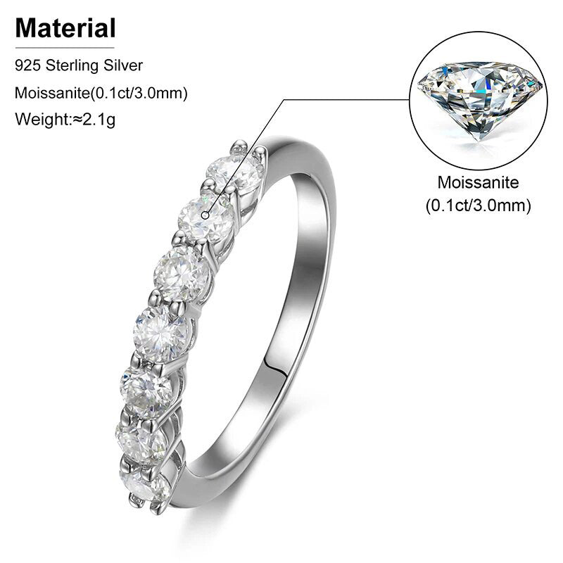 Moissanite Diamond Engagement Wedding Women 925 Sterling Silver - Markus Dayan