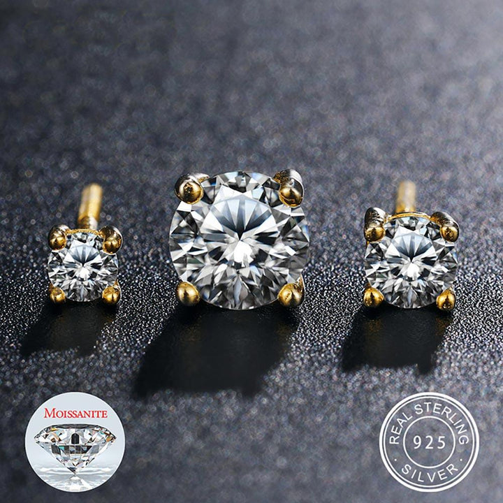 Moissanite Stud Diamond Earrings - Markus Dayan