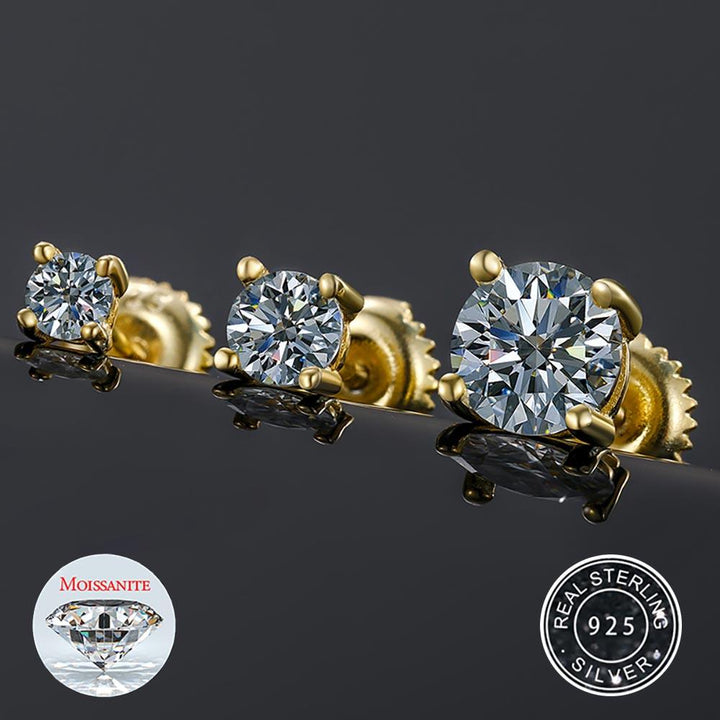 Moissanite Stud Diamond Earrings - Markus Dayan